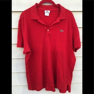 Lacoste polo size 7
